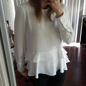 Ruffle blouse Zara